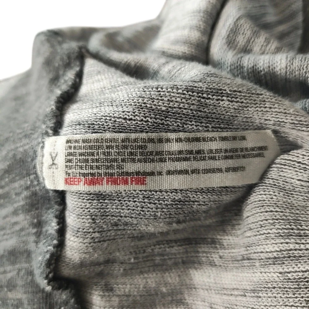 Free People Beach Cocoon Cowl Top Gray Space Dye Cozy Athlesiure Slouchy OS